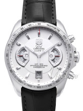 TAG Heuer Grand Carrera White Dial Black Leather TAG Heuer Grand Carrera White Dial Black Leather