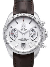 TAG Heuer Grand Carrera White Dial Brown Leather TAG Heuer Grand Carrera White Dial Brown Leather
