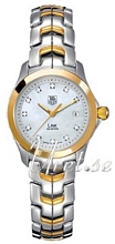 TAG Heuer Link White MOP Dial Two Tone Bracelet Diamond Index TAG Heuer Link White MOP Dial Two Tone Bracelet Diamond Index