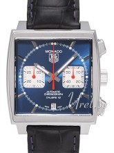 TAG Heuer Monaco Calibre 12 Blue Dial Leather TAG Heuer Monaco Calibre 12 Blue Dial Leather