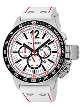 TW Steel Ceo Canteen White Dial Leather Strap TW Steel Ceo Canteen White Dial Leather Strap