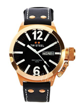 TW Steel Ceo Canteen Black Dial Leather Strap TW Steel Ceo Canteen Black Dial Leather Strap