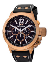 TW Steel Ceo Canteen Black Dial Leather Strap TW Steel Ceo Canteen Black Dial Leather Strap