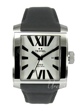 TW Steel Ceo Goliath Silver Dial Leather Strap TW Steel Ceo Goliath Silver Dial Leather Strap