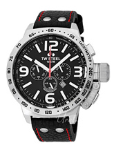 TW Steel Canteen Black Dial Leather Strap TW Steel Canteen Black Dial Leather Strap