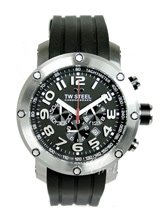 TW Steel Tech Black Dial Rubber Strap