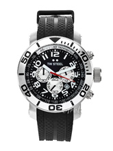 TW Steel Grandeur Diver Black Dial Rubber Strap TW Steel Grandeur Diver Black Dial Rubber Strap