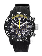 TW Steel Grandeur Diver Black Dial Rubber Strap TW Steel Grandeur Diver Black Dial Rubber Strap