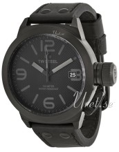 TW Steel Canteen Black Dial Leather Strap TW Steel Canteen Black Dial Leather Strap