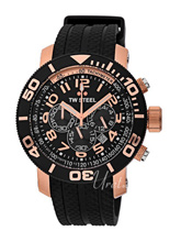 TW Steel Grandeur Diver Black Dial Rubber Strap TW Steel Grandeur Diver Black Dial Rubber Strap